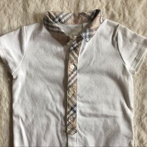 Burberry Baby Polo Onesie